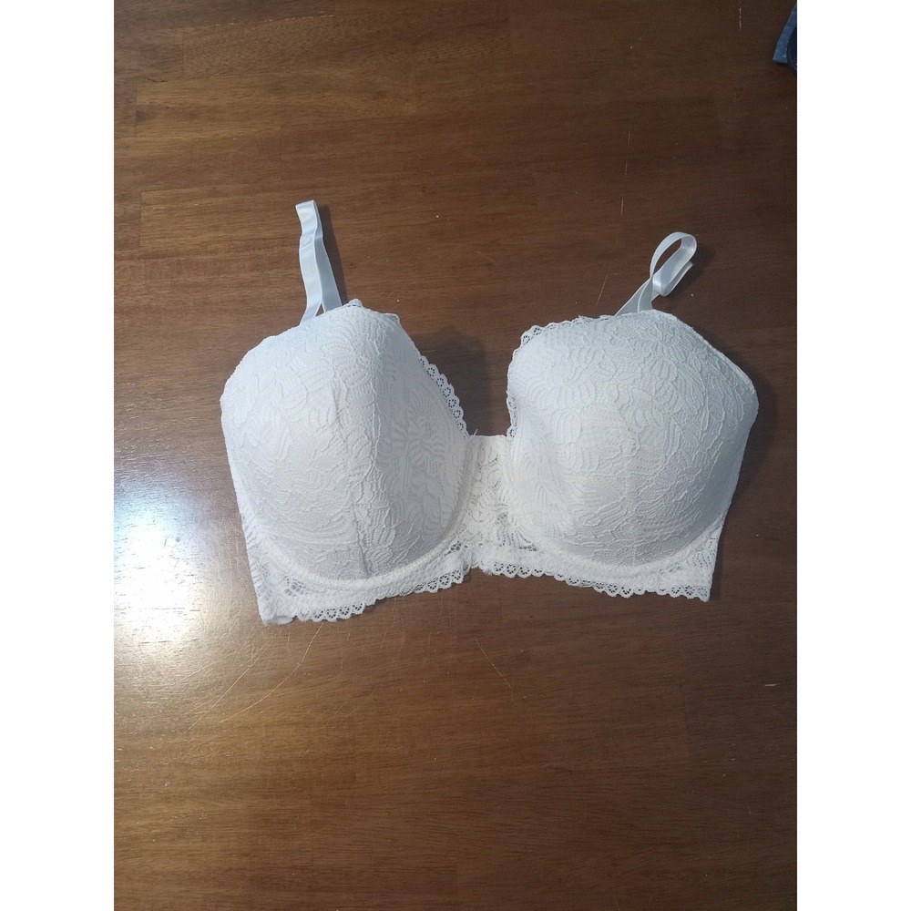 Dreamwear Bra Love Your Curves Underwired White Lace Accents 40 DD‎ NICE